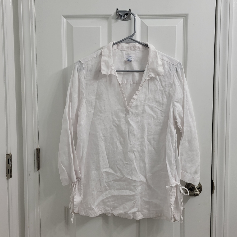 Sigrid Olsen Linen Top